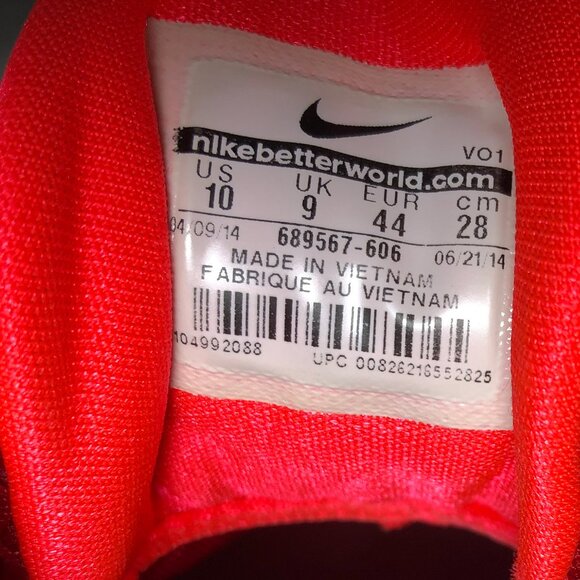 Nike Air Max Premiere TB Mens Size 10 Basketball Shoes Red Retro 2014 - Picture 6 of 8